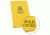 Rite in the Rain Mini Bound Book,Fabrikoid Cover,4 1/4x6 1/4in,Yellow 370F-M