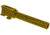 Rival Arms Glock 48 Precision Drop-in Barrel, Gold, RA-RA20G801E