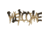 River's Edge Antler Welcome, Plaque 1382