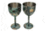 River's Edge Camo Wine Glasses, Stainless Steel, 2-Pc Set 184016