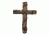River's Edge Hand-Painted Poly Resin Cross, Wooden Wire, 14in. 184014