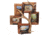 River's Edge Resin Picture Frame, 5 Photo, Deer, Antler, 19in W x 21in H, Holds Three 4inx6in, Two 3.5inx5i 184102