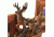 River's Edge Resin Picture Frame, 3 Picture, Deer, Firwood, 19in W x 18in H, Holds 3 - 4in x 6in Photos 184106