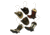 Rivers Edge Christmas Ornaments 6-Pack, Western Cowboy, 867