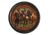 Rivers Edge Clock,15-inch, Horse Scene, Rusted, 1021