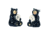 Rivers Edge Salt and Pepper Shakers, Bear Holding, 538