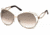 Roberto Cavalli RC527S Sunglasses - Shiny Rose Gold Frame Color, Gradient Brown Lens Color