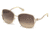 Roberto Cavalli RC887S Sunglasses - Shiny Rose Gold Frame Color, Gradient Brown Lens Color