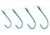 Roboworm Gamakatsu Rebarb Medium Wire Hook, Size 3/0, 6 Per Pack, GA-3/0
