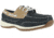 Rockport Sailing Club Boat Shoe - Womens, 6 US, Wide, Navy Blue/Tan, RK670-BLU/TN-6-WOMEN-W