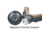 RokStad LIT V Mount Bipod Gun Rest, Black, RSGR-05