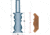 Roman Carbide 2in Crown Moulding 1/2in Shank DC1520