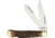 Roper Knives Double Action Lockback Folding Knife, Satin 1065 Carbon Steel Clip/ Spey Blades, Coffee Brown Jigged Bone Handle, RP0004CBB