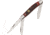 Roper Knives Stockman Chaparrel Red Wood Handle Folding Knife RP0001CRB