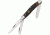 Roper Knives Stockman Chaparrel Wood Handle Folding Knife RP0001CBB