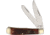 Roper Knives Tobacco Trapper Folding Knife, Satin 1065 Carbon Steel Clip/ Spey Blades, Brown Jigged Bone Handle, RP0002CTB
