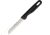 Rostfrei Solingen Straight Vegetable/Fruit Knife, 7.25in Overall, 3.25in Satin Finish Solingen Steel Blade, Black Plastic Handle, FRUIT &amp; VEG KNIFE STRAIGHT EDG