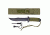 Rothco 7 Inch Paracord Knife with Fire Starter, Olive Drab, 3670-OliveDrab