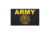 Rothco Black &amp; Gold Army Flag, 1498