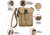 Rothco Canvas Travel Portfolio Bag, Coyote Brown, 21250-CoyoteBrown