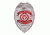 Rothco Deluxe Fire Department Badge, Silver, 1928-Silver