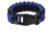 Rothco Deluxe Thin Blue Line Paracord Bracelet, Black/Royal Blue, 7, 973-BlackRoyalBlue-7Inches