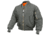 Rothco Enhanced Nylon MA-1 Flight Jacket, Small, Gunmetal Grey, 72890-GunmetalGrey-S