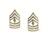 Rothco First Sergeant Polished Insignia, 1647