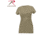 Rothco Longer T-Shirt - Women's, Coyote Brown, Extra Small, 5916-XS