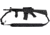 Rothco Laser Cut MOLLE 2-Point Padded Rifle Sling, Black, 4676-Black