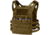 Rothco Lightweight Plate Carrier Vest, Coyote Brown, 55892-CoyoteBrown