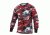Rothco Long Sleeve Colored Camo T-Shirt, Red Camo, Small, 3173-RedCamo-S