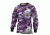 Rothco Long Sleeve Colored Camo T-Shirt, Ultra Violet Camo, XL, 3592-UltraVioletCamo-XL