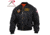 Rothco MA-1 Flight Jacket with Patches, Black, 4XL, 72520-Black-4XL