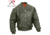 Rothco MA-1 Flight Jacket with Patches, Sage Green, Small, 7240-SageGreen-S