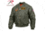 Rothco MA-1 Flight Jacket with Patches, Sage Green, 4XL, 72420-SageGreen-4XL