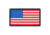 Rothco PVC US Flag Patch With Hook Back, Red/White/Blue, Bulk Packaging, 27784-RedWhiteBlue-BulkPackaging