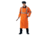Rothco Reversible Reflective Rain Parka, Black/Orange, Small, 3889-BlackOrange-S