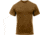 Rothco Solid Color Poly/Cotton Military T-Shirt, Brown, XL, 6848-Brown-XL
