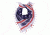 Rothco Stars and Stripes Shemagh Tactical Desert Scarf, Red/White/Blue, 88550-RedWhiteBlue