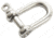 Rothco Straight D Shackle With Screw Pin, Silver, 242