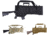 Rothco Tactical Rifle Scabbard, Black, Coyote Brown, MultiCam