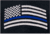 Rothco Thin Blue Line Flag Low Profile Cap, Navy Blue, 99887-NavyBlue