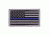 Rothco Thin Blue Line Police U.S. Flag Patch - Hook Back, Bulk Packaging, 17789-BulkPackaging