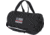 Rothco Thin Red Line Canvas Shoulder Duffle Bag, Black, 19 x 9, 2260