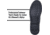 Rothco Uniform Oxford Work Sole, 9.5, Regular, 5250-9.5