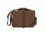 Rothco Vintage Canvas Urban Pioneer Laptop with Leather Accents, Brown, 9690-Brown