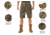 Rothco X Bear Archery Fred Bear Camo BDU Cargo Shorts, XL, 19025-XL