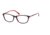 Rough Justice RJ Tease SERJ TEAS00 Single Vision Prescription Eyeglasses - Black/red SERJ TEAS005240 RD