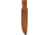 Rough Rider Bowie Micarta Coffin Handle Knife, 16.25in Overall, 10.5in Satin SS Blade, Black Micarta Handle, Brass Guard, Brown Leather Sheath, RR1643 / 1088